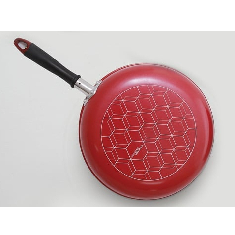 Chảo nhôm chống dính Locknlock LEVE 26cm - Màu Đỏ - LLP1263 - Không dùng bếp từ - HAPOS LOF LLP1283 - 28cm Đỏ