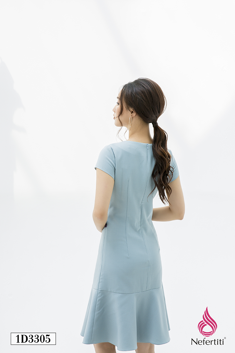 1D3305 - ĐẦM DÁNG A ĐUÔI CÁ