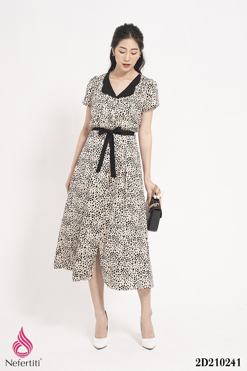 2D210241 - ĐẦM DÁNG DÀI THẮT EO ĐIỆU ĐÀ