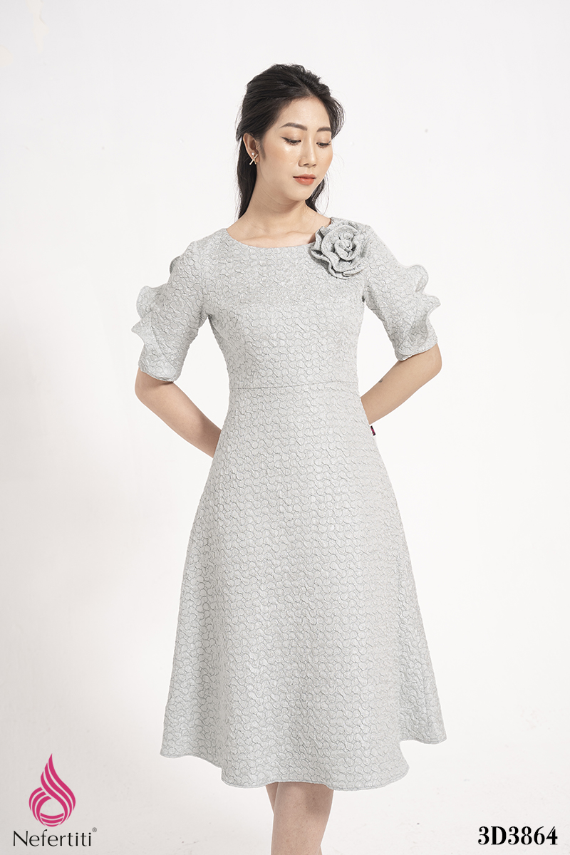 3D3864 - ĐẦM ĐÍNH HOA 3D TRANG TRÍ