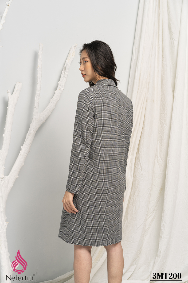 3MT200 - Măng tô dài dáng suông