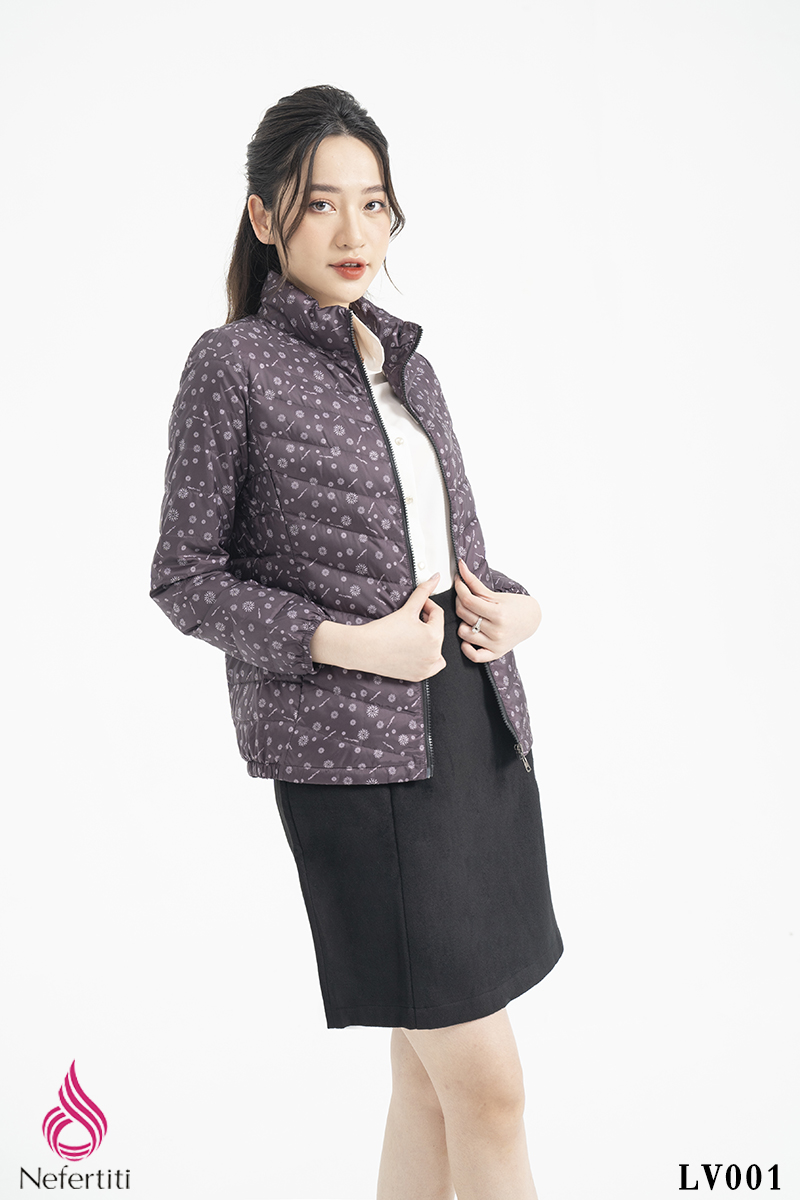 3ALV001 - ÁO PHAO LÔNG VŨ CAO CẤP