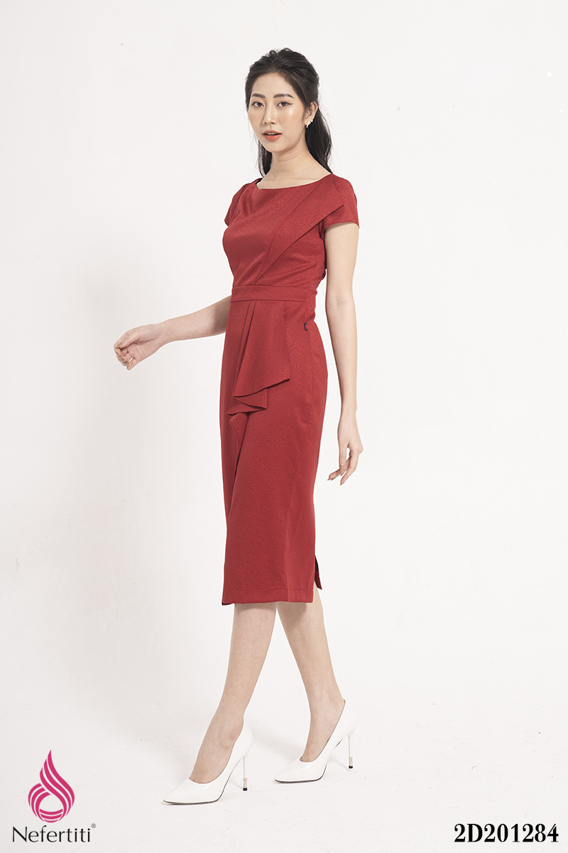 2D201284 - ĐẦM CỔ THUYỀN CÁCH ĐIỆU