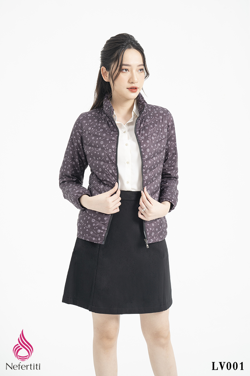 3ALV001 - ÁO PHAO LÔNG VŨ CAO CẤP