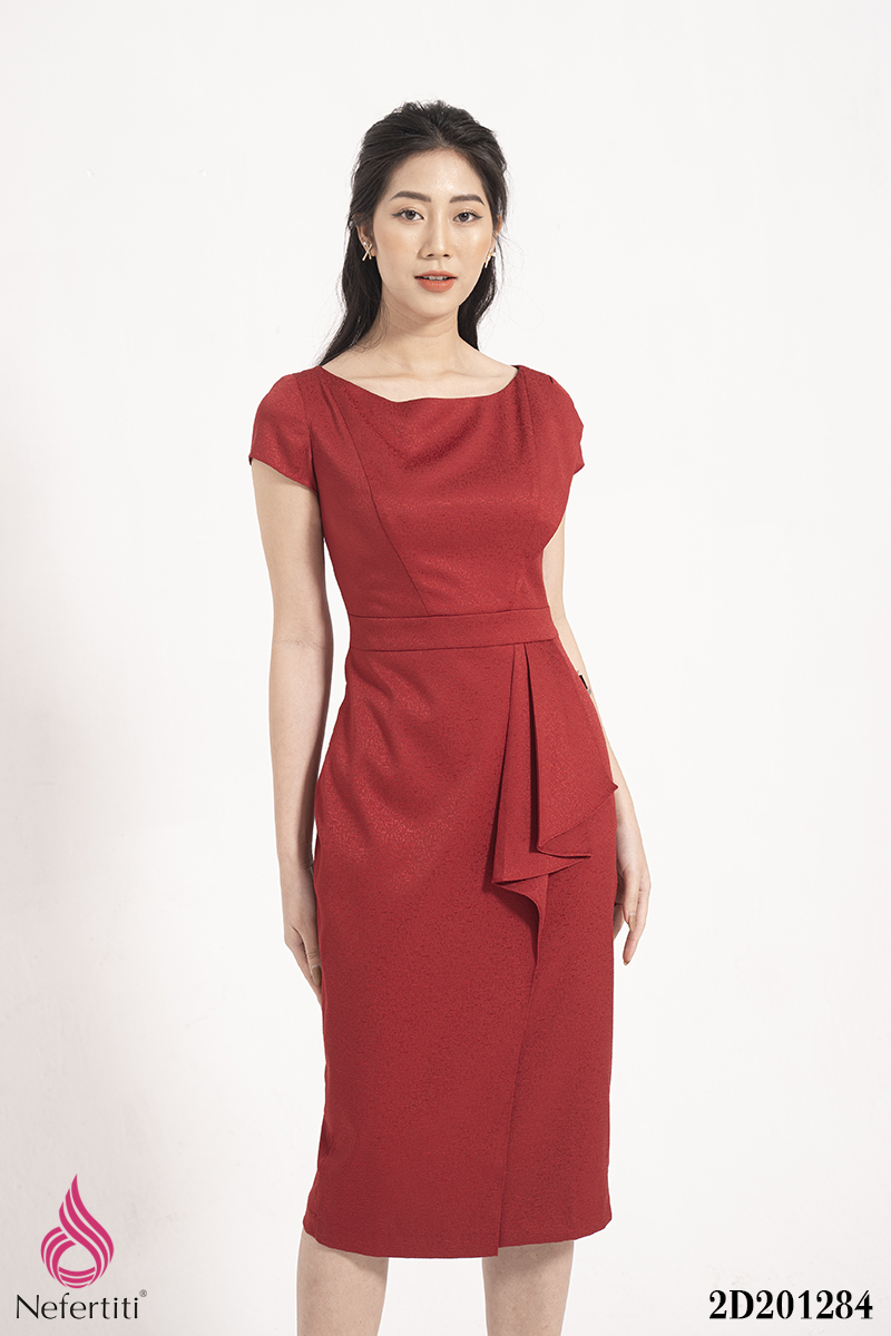 2D201284 - ĐẦM CỔ THUYỀN CÁCH ĐIỆU