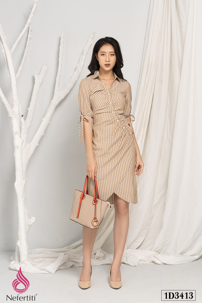 2D3413 - ĐẦM SƠ MI CÁCH ĐIỆU