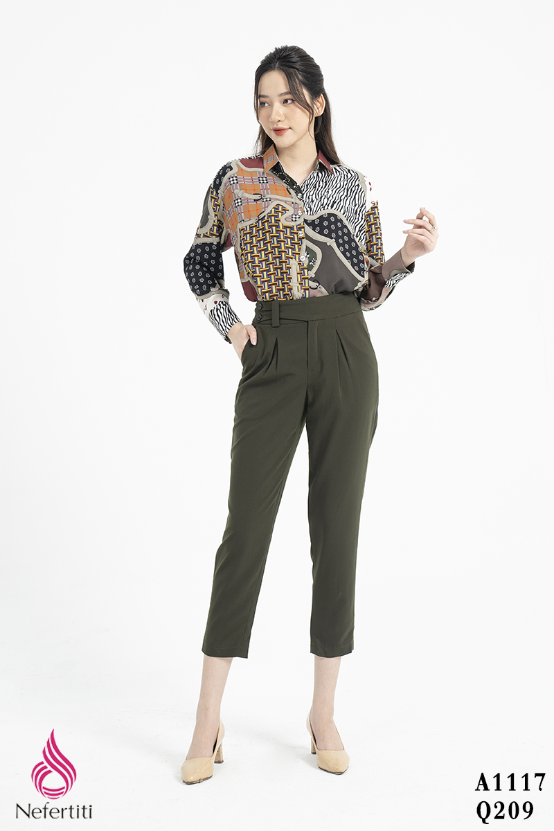 2A1117 - ÁO SƠ MI HỌA TIẾT