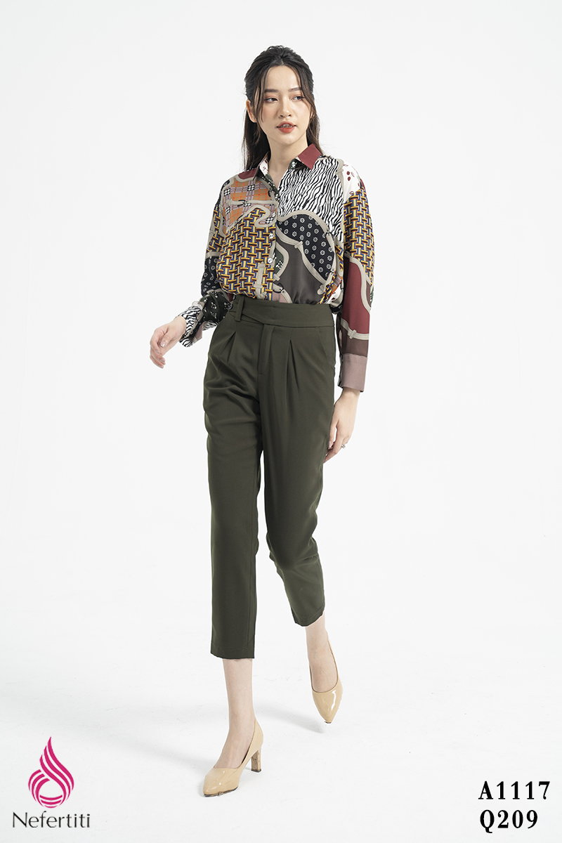 2A1117 - ÁO SƠ MI HỌA TIẾT