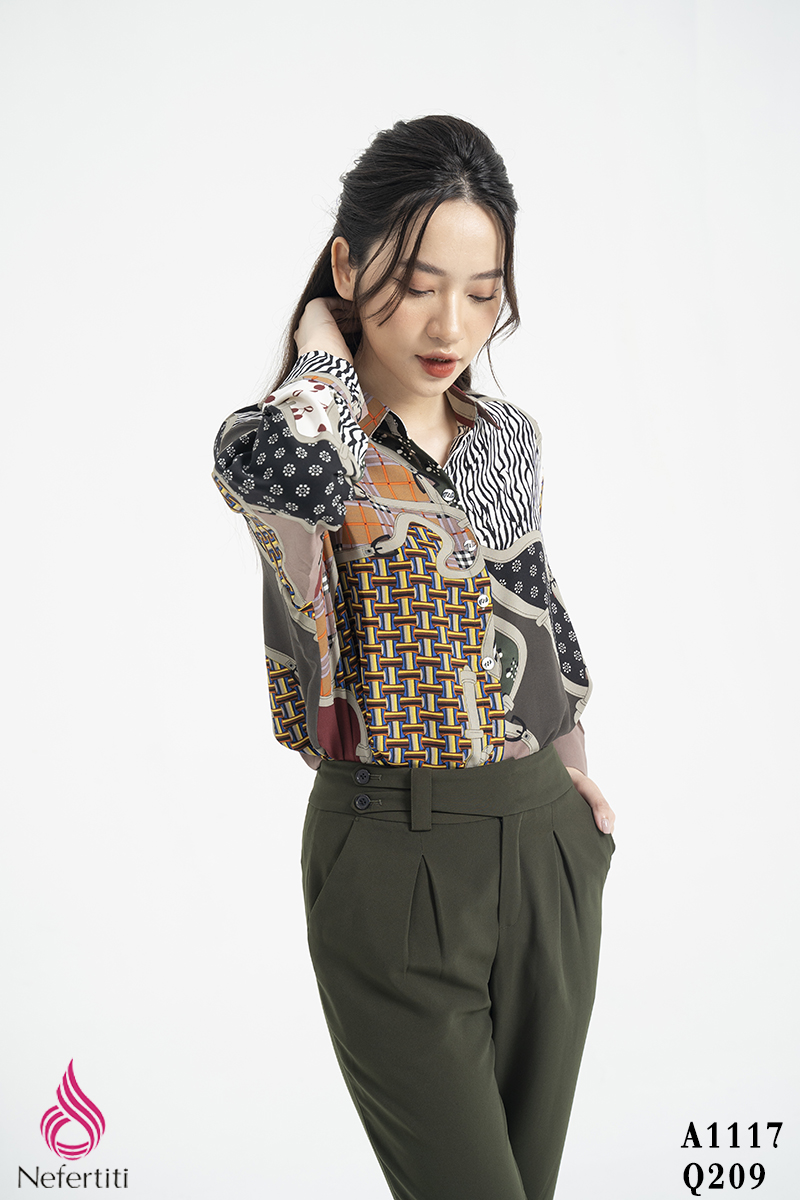 2A1117 - ÁO SƠ MI HỌA TIẾT