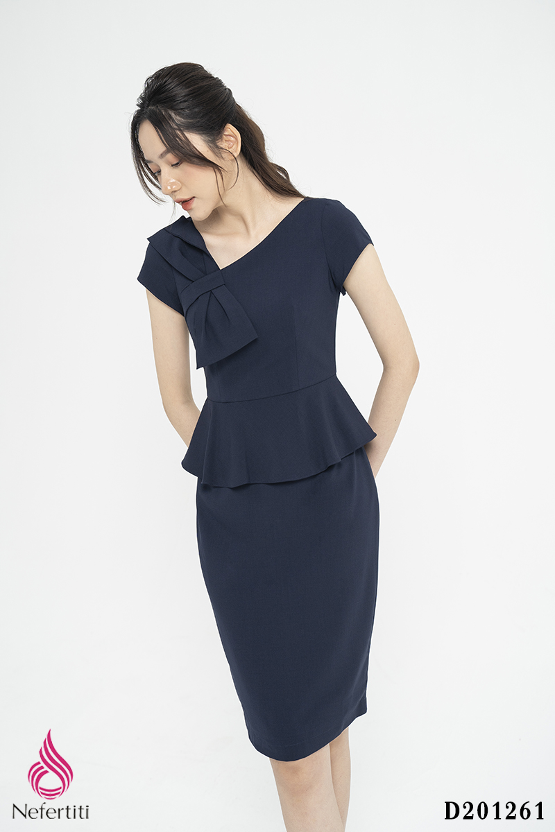 2D201261 - ĐẦM PEPLUM DÁNG ÔM