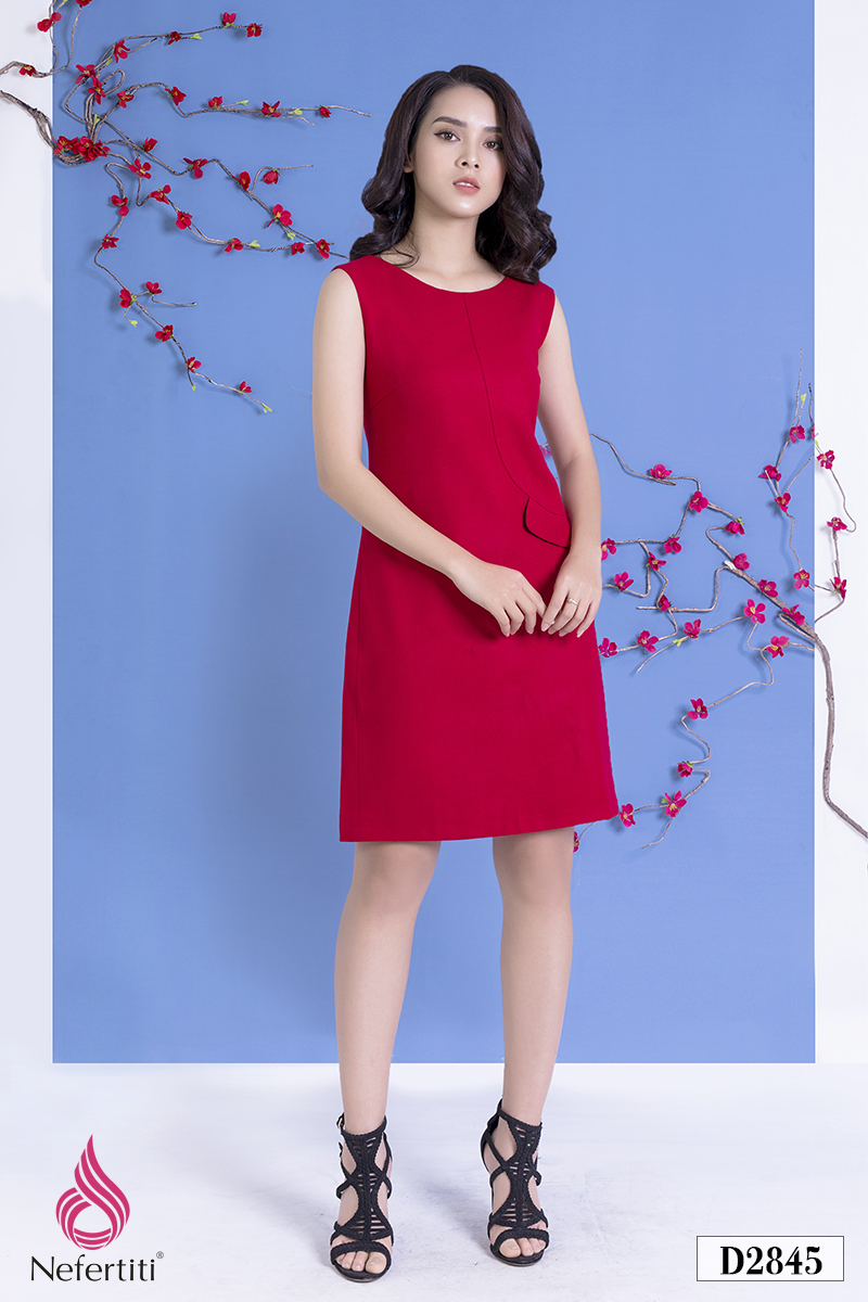 3D2845 - ĐẦM DÁNG A SÁT NÁCH