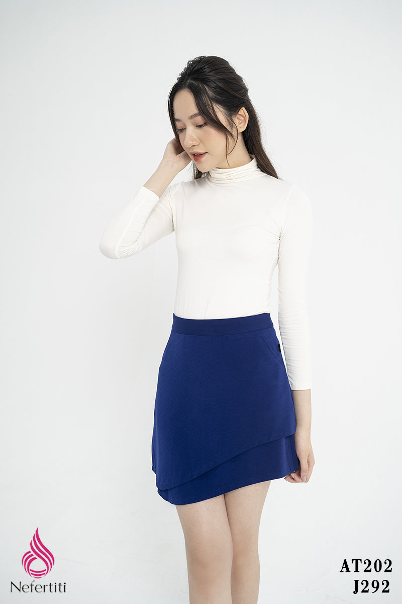 2J292 - CHÂN VÁY XẾP VẠT CÁCH ĐIỆU