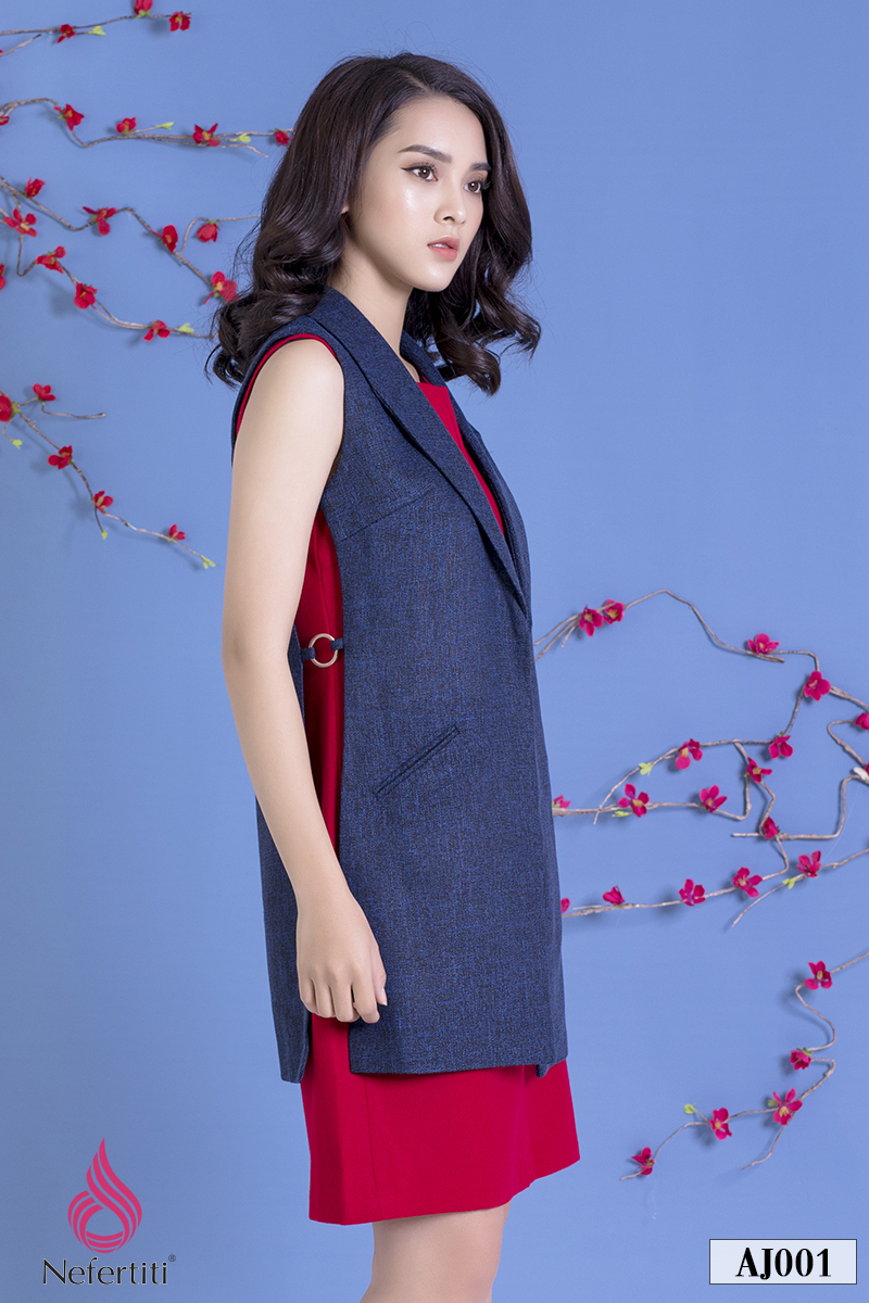 3AJ001 - ÁO GILE CÁCH ĐIỆU