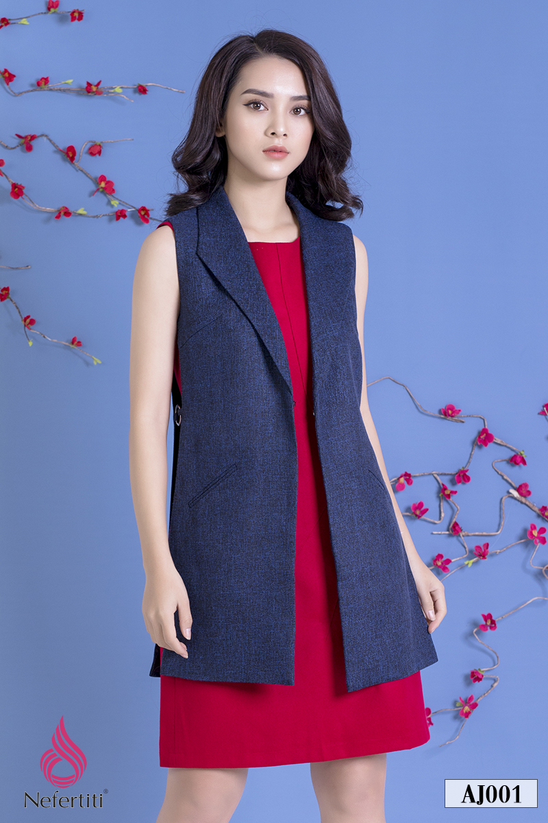 3AJ001 - ÁO GILE CÁCH ĐIỆU