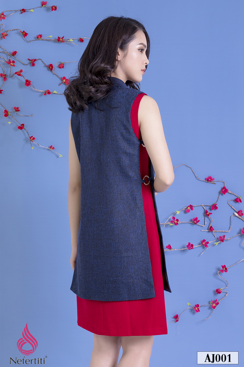 3AJ001 - ÁO GILE CÁCH ĐIỆU