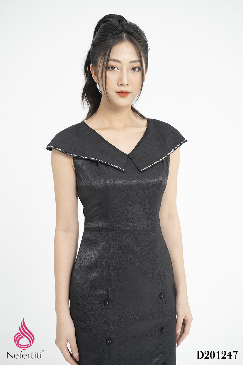 2D201247 - ĐẦM ĐEN DÁNG ÔM