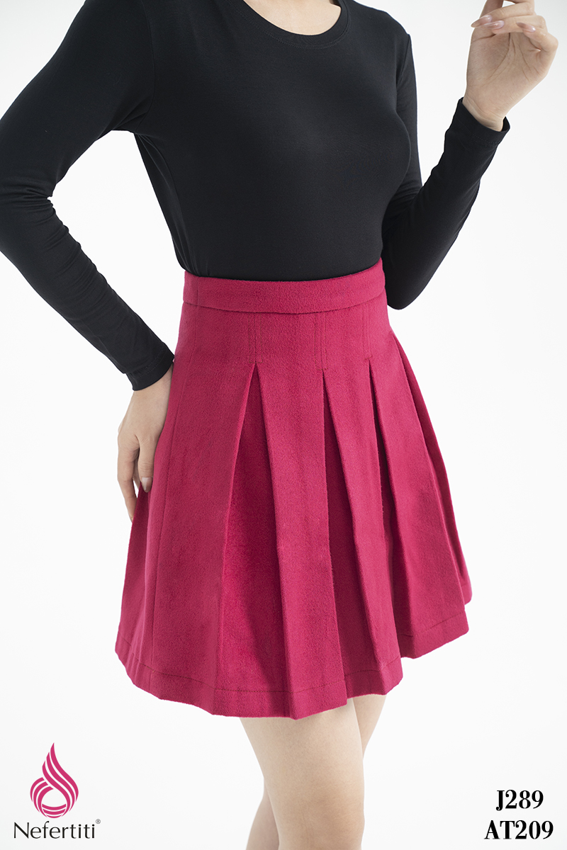 2J289 - CHÂN VÁY XẾP LI NGẮN