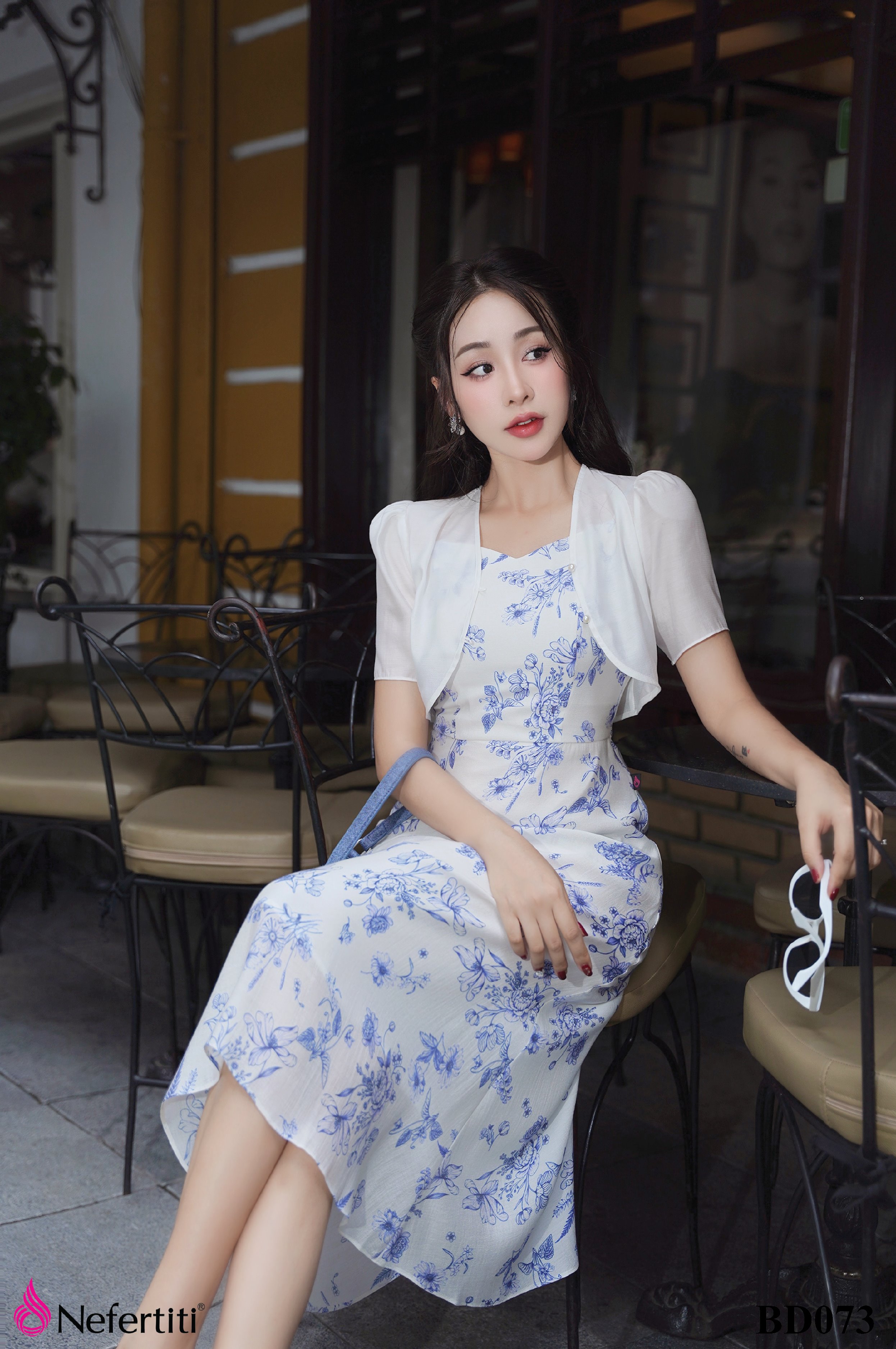 A - 1BD073 Áo khoác ngoài đầm nhẹ nhàng