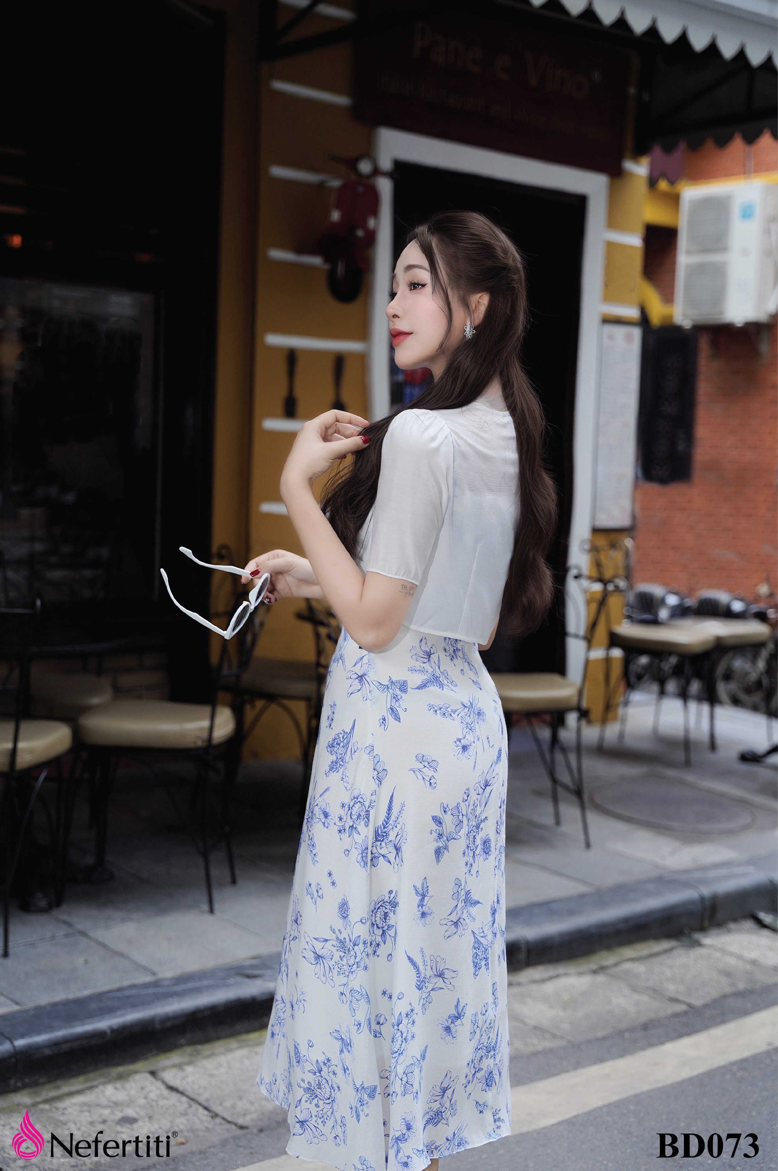 A - 1BD073 Áo khoác ngoài đầm nhẹ nhàng