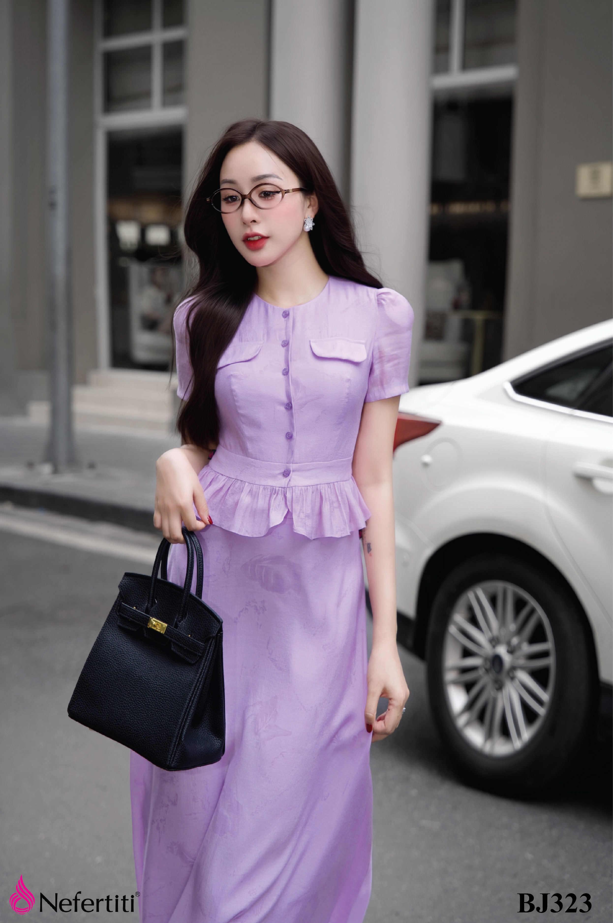 2BJ323 - Bộ Juyp tím pastel tiểu thơ