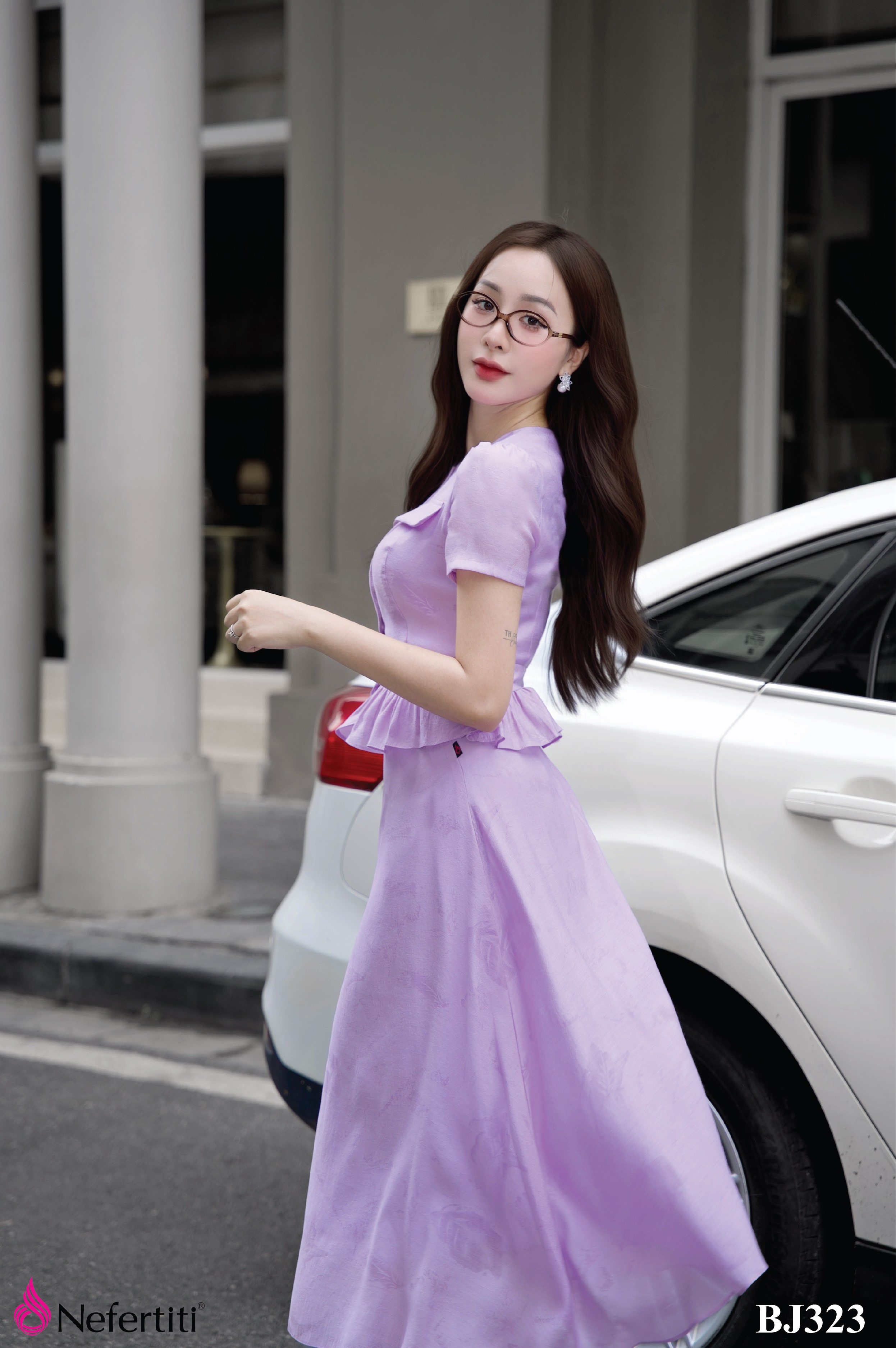 2BJ323 - Bộ Juyp tím pastel tiểu thơ