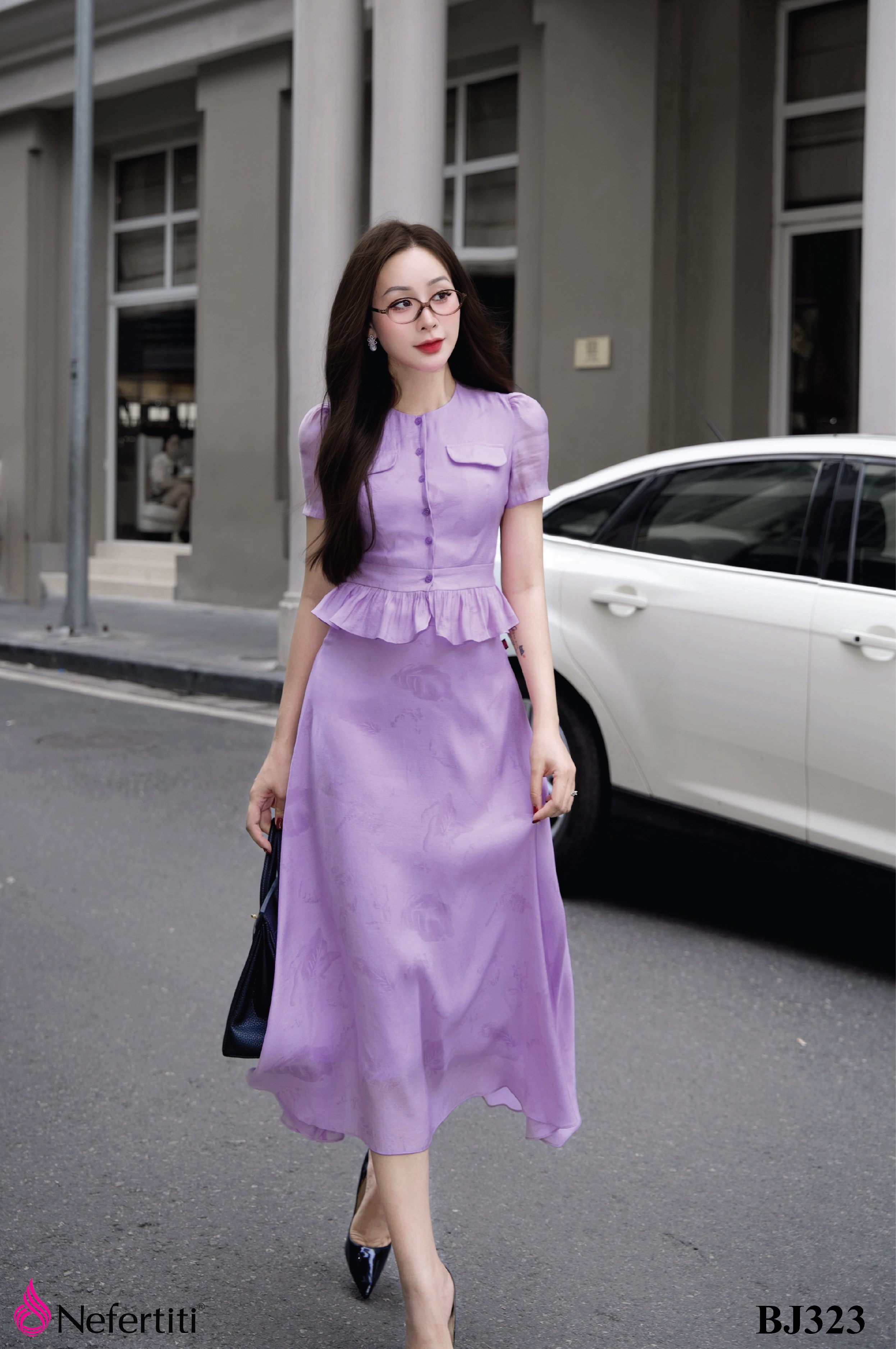 2BJ323 - Bộ Juyp tím pastel tiểu thơ