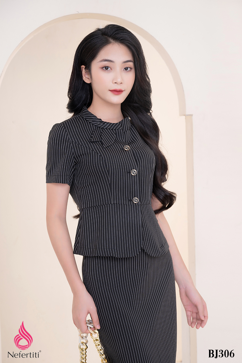 2BJ306 - SET ÁO + CHÂN VÁY CÔNG SỞ