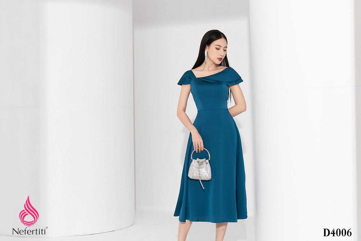 1D4006 - ĐẦM LỤA DÁNG DÀI