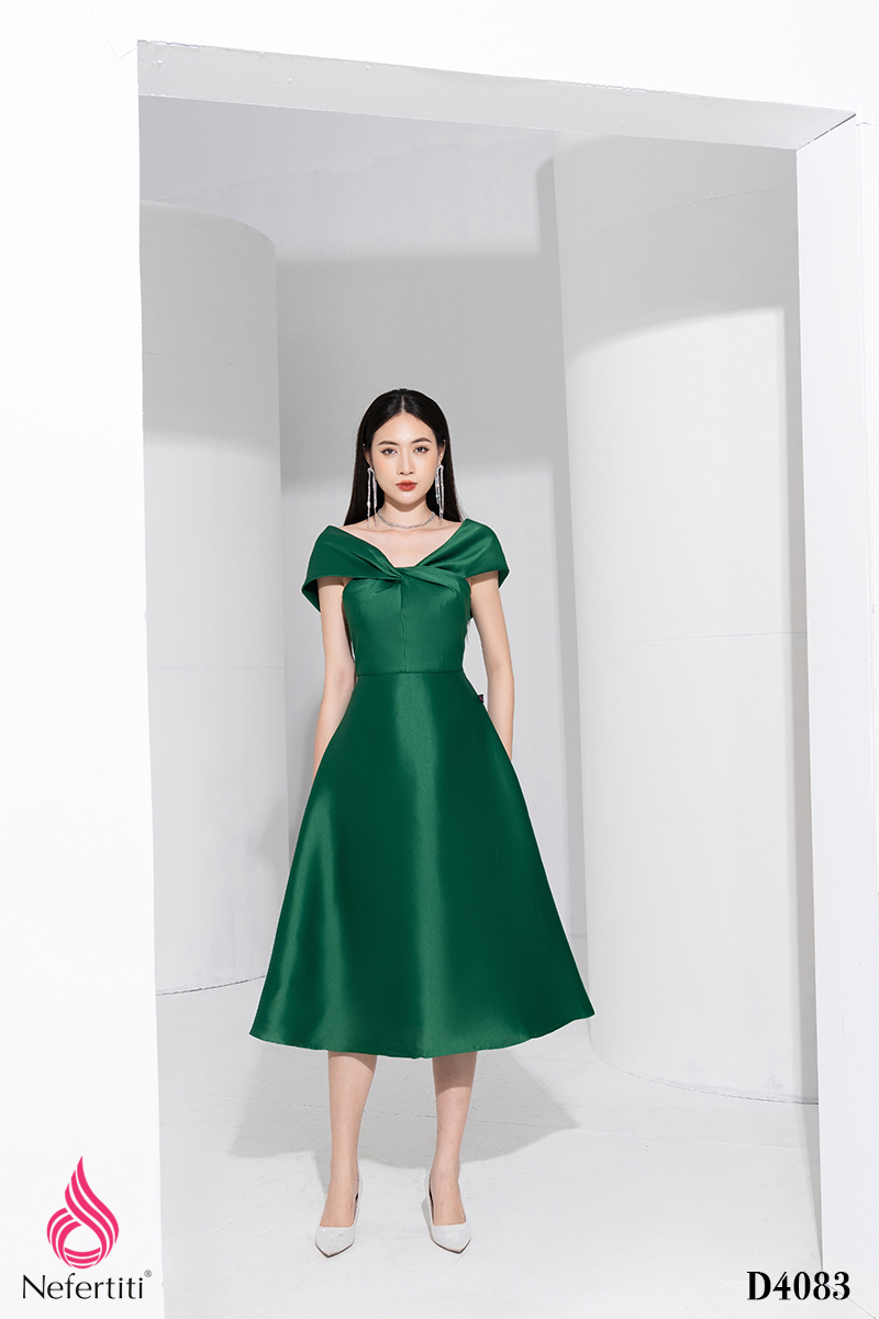 3D4083 - ĐẦM DỰ TIỆC SANG TRỌNG