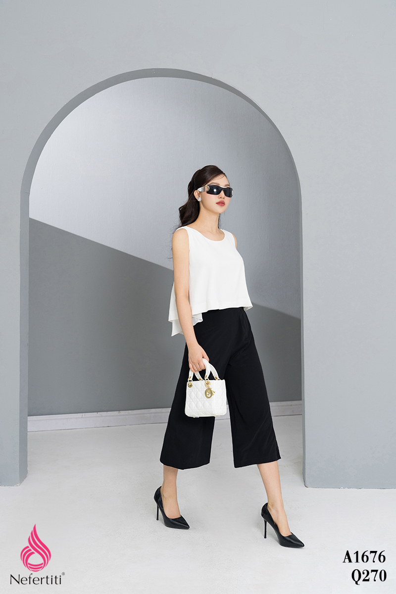 1Q270 - QUẦN LỤA ĐẮP VẠT CHÉO