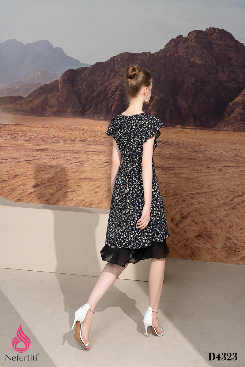 1D4323 - ĐẦM VOAN HOA NHÍ