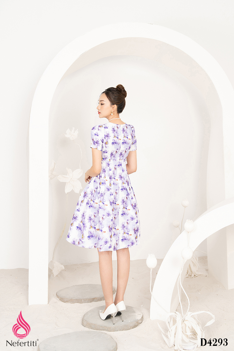 1D4293 - ĐẦM HOA XẾP LI