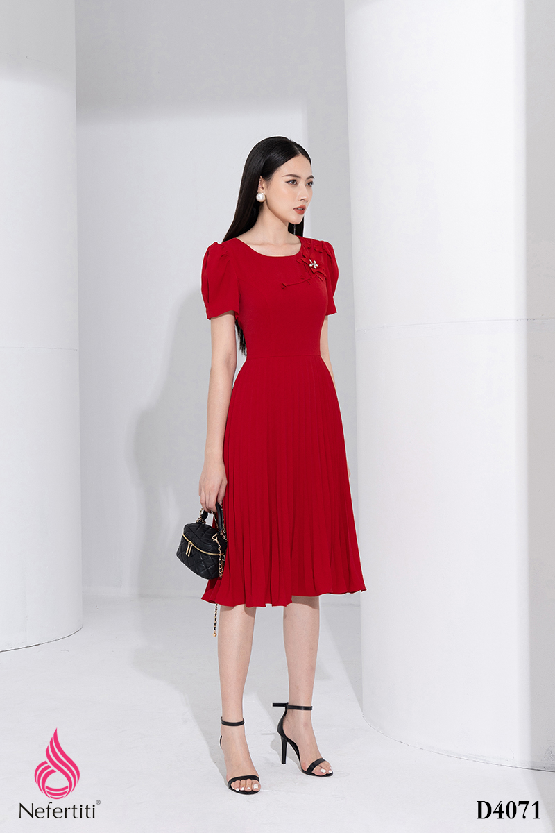 1D4071 - ĐẦM DÁNG XÒE XẾP LI NHỎ