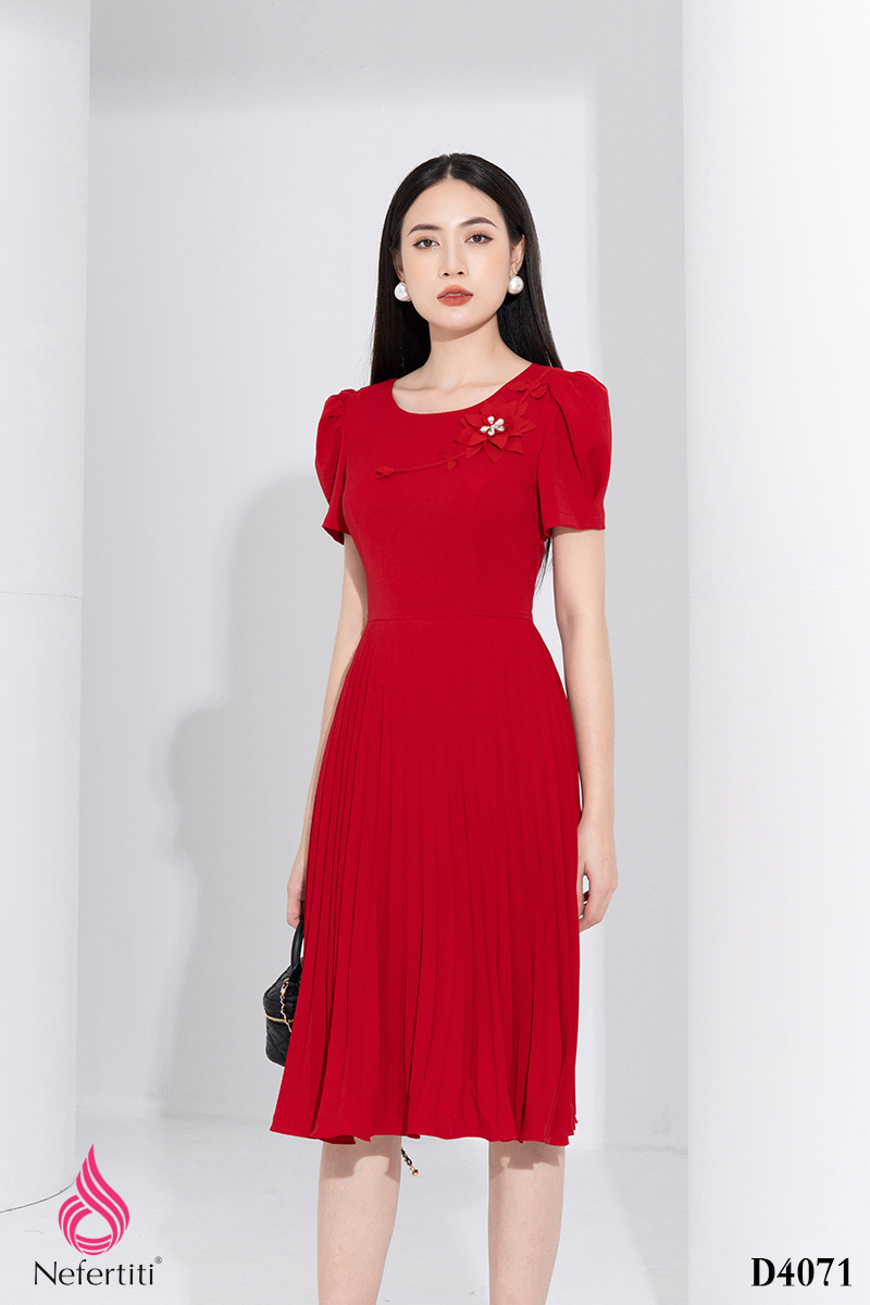 1D4071 - ĐẦM DÁNG XÒE XẾP LI NHỎ