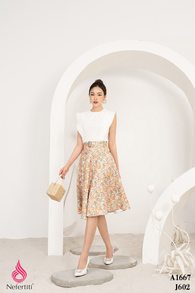 1A1667 - ÁO CÁCH ĐIỆU NGẮN TAY