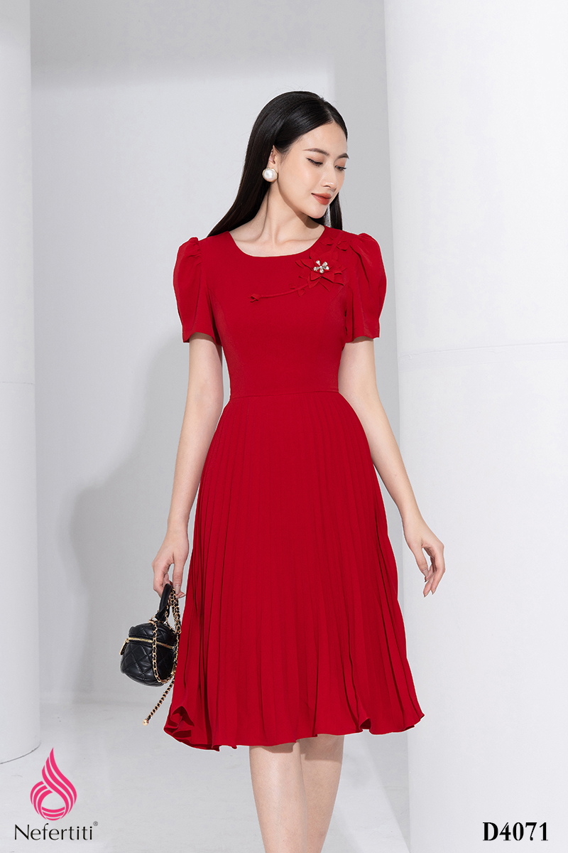 1D4071 - ĐẦM DÁNG XÒE XẾP LI NHỎ