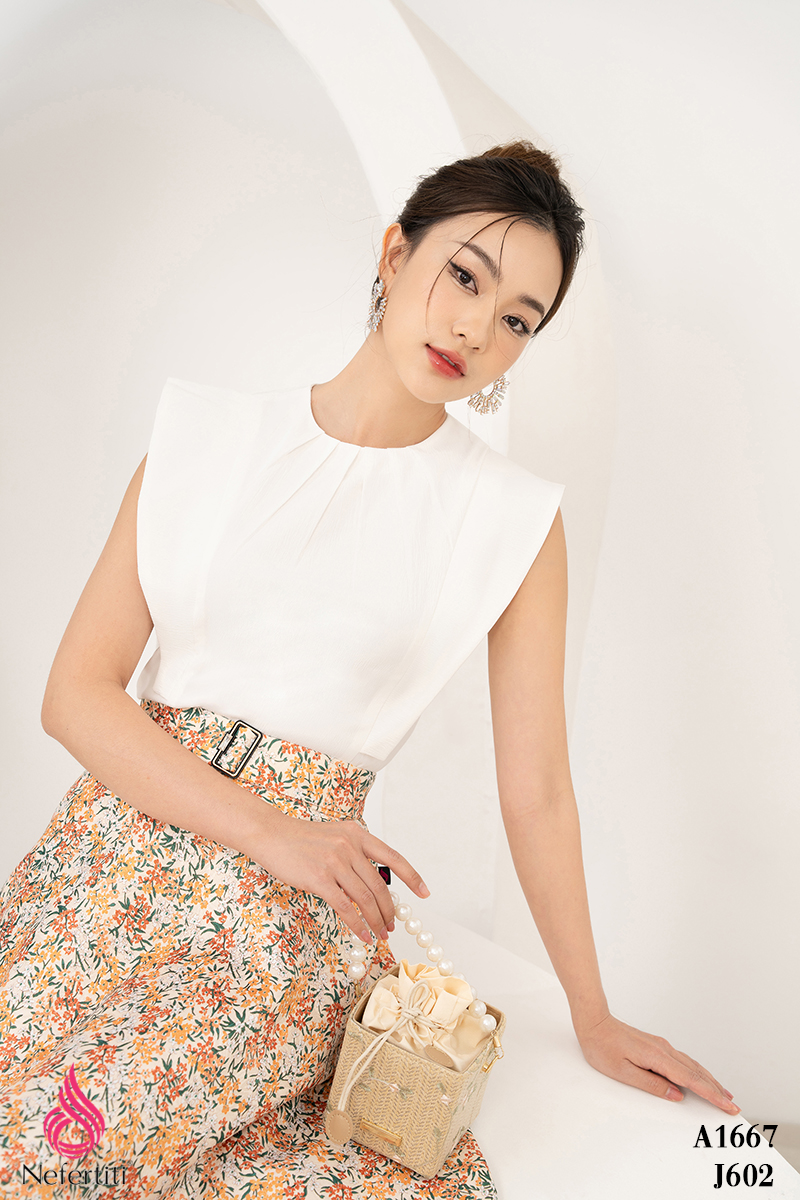 1A1667 - ÁO CÁCH ĐIỆU NGẮN TAY