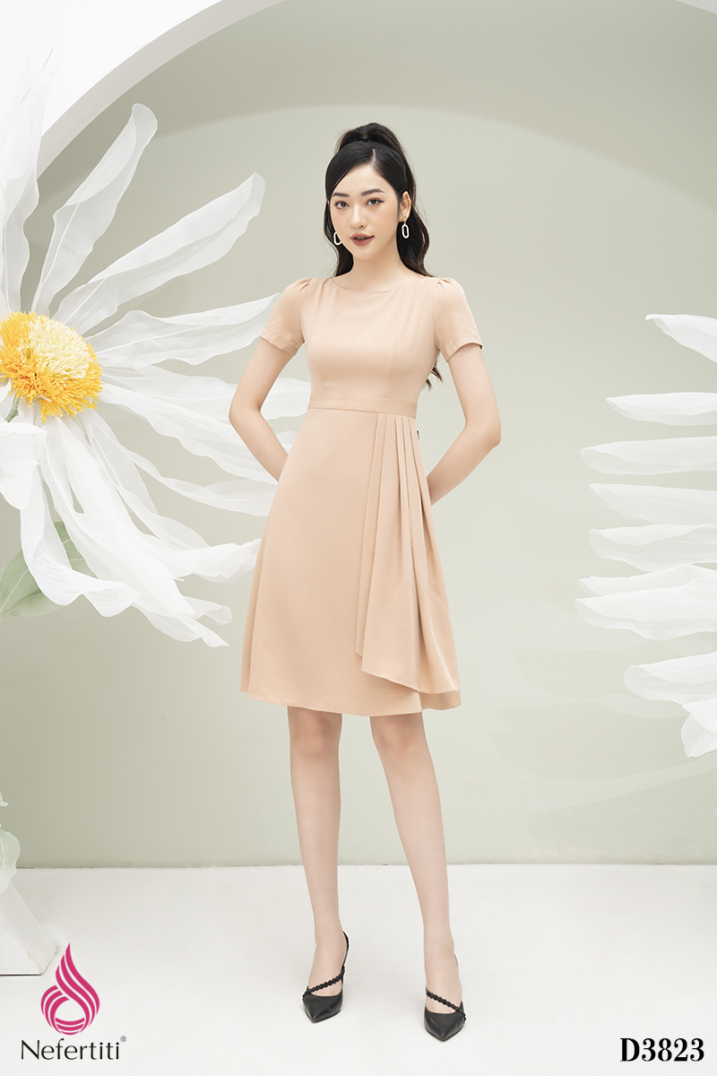 1D3823 - ĐẦM XẾP LI CÁCH ĐIỆU