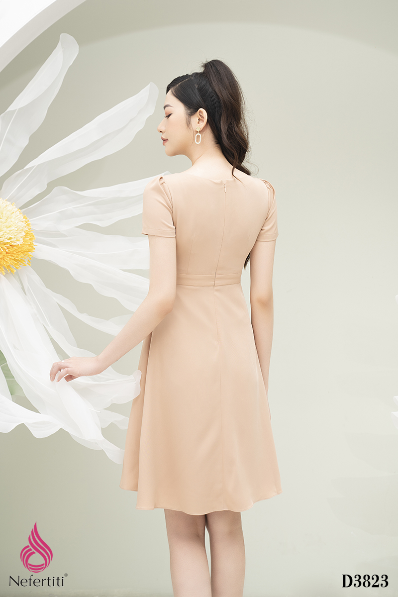 1D3823 - ĐẦM XẾP LI CÁCH ĐIỆU