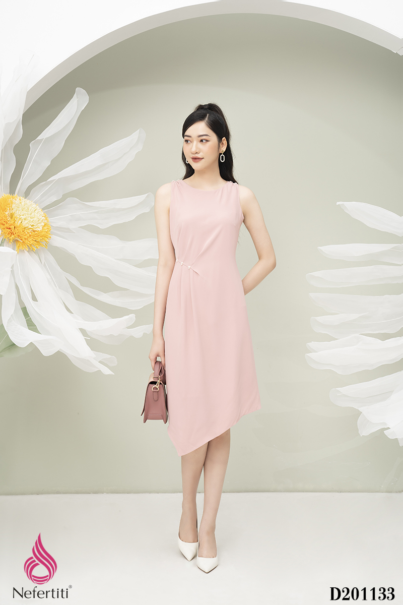 1D201133 - ĐẦM DÁNG SUÔNG XẾP LI CÁCH ĐIỆU