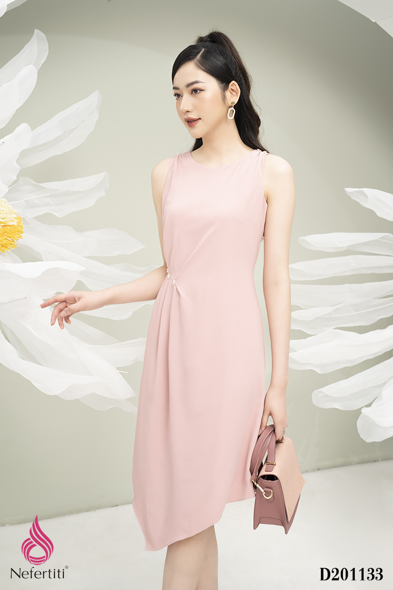 1D201133 - ĐẦM DÁNG SUÔNG XẾP LI CÁCH ĐIỆU