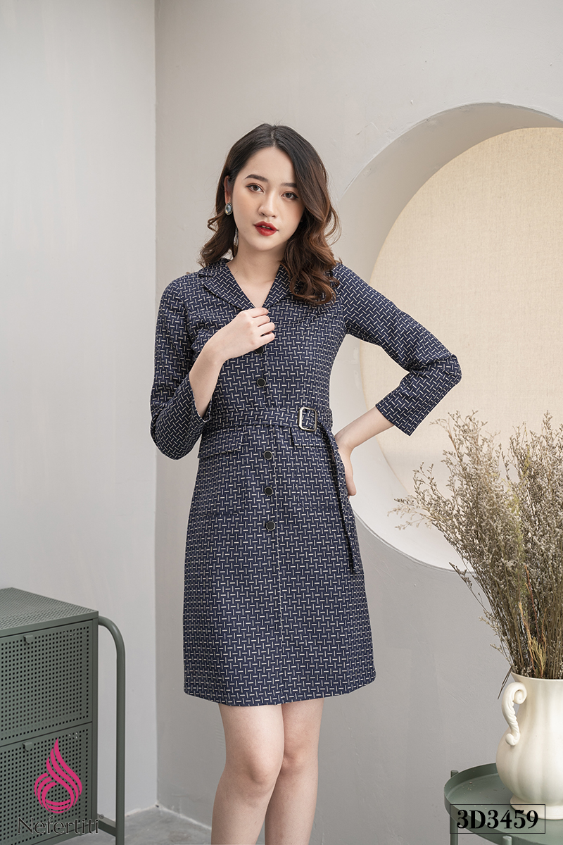 3D3459 - ĐẦM MĂNG TÔ