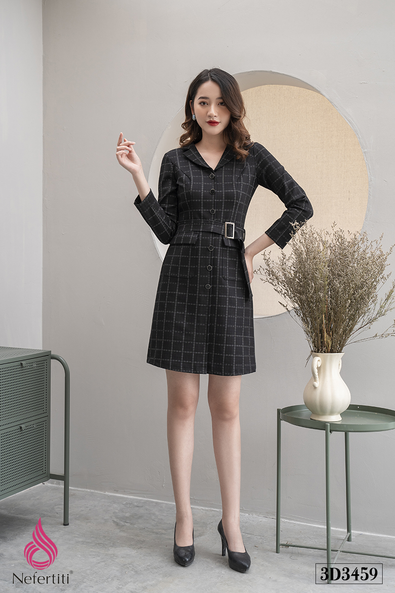 3D3459 - ĐẦM MĂNG TÔ