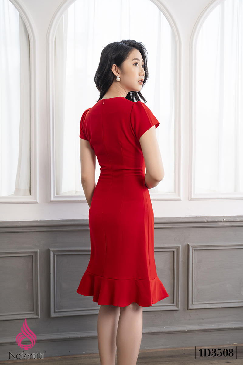 1D3508 - ĐẦM DÁNG A CỔ CÁCH ĐIỆU
