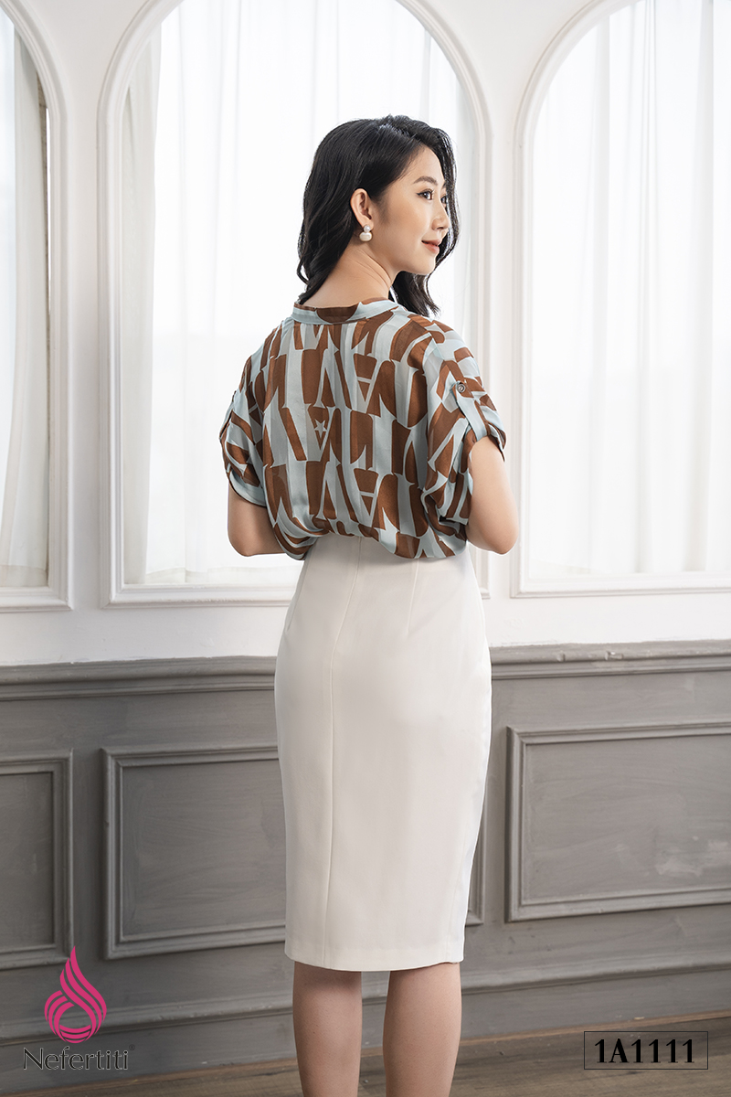 1A1111 - SƠ MI LỤA CỔ TÀU