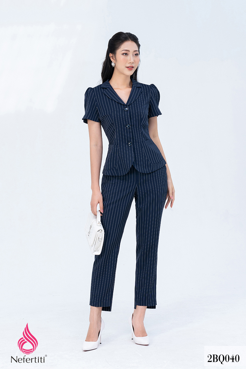 2BQ040 - BỘ CÔNG SỞ HỌA TIẾT KẺ SỌC