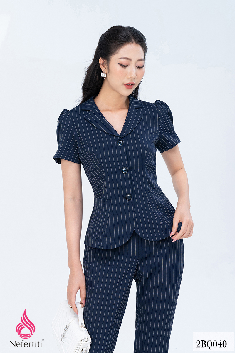 2BQ040 - BỘ CÔNG SỞ HỌA TIẾT KẺ SỌC