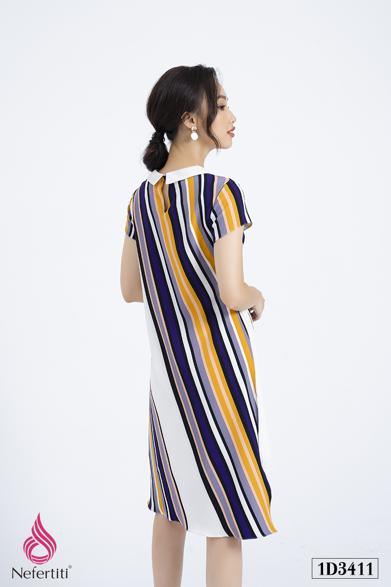 1D3411 - ĐẦM HỌA TIẾT KẺ