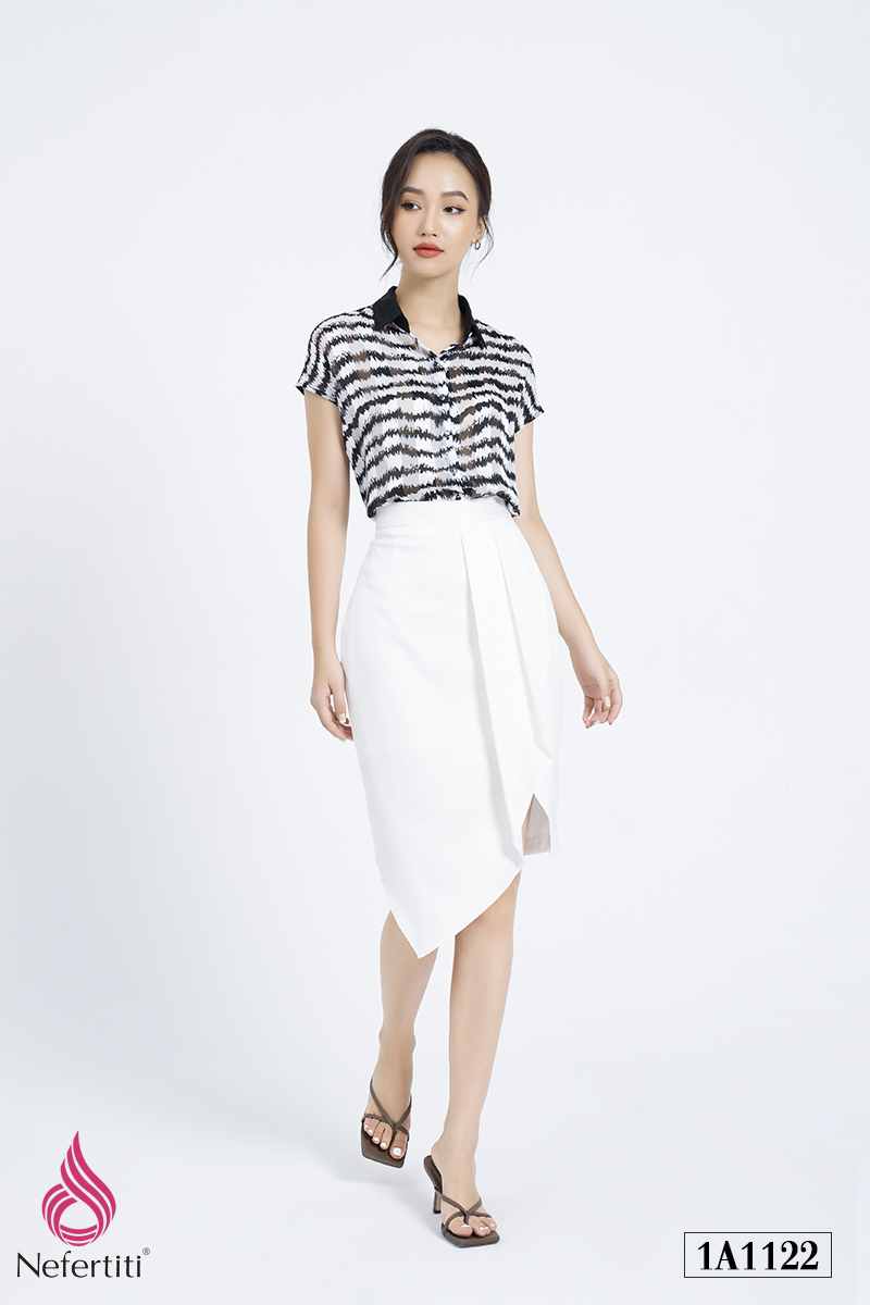 1A1122 - SƠ MI HỌA TIẾT CAO CẤP