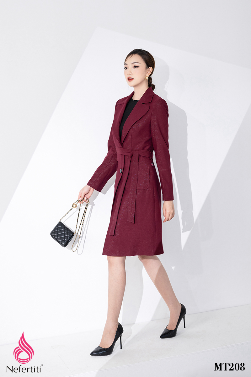 3MT208 - MĂNG TÔ CỔ BẺ V